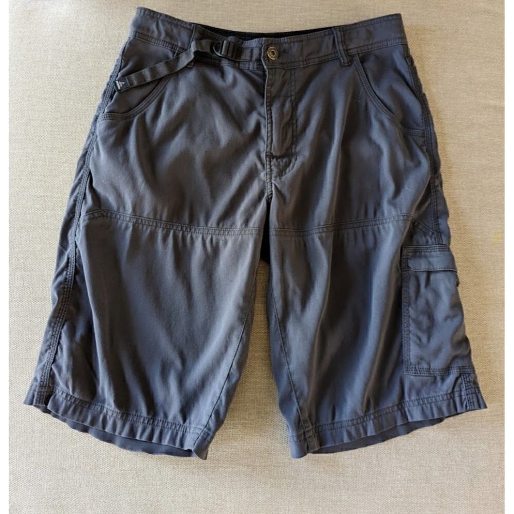 Prana Dark Grey Cargo Pockets Hiking Short Men's Small